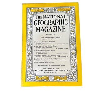 Vintage National Geographic Magazine, March 1952‎
